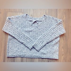 Hollister oversized reversible knit sweater